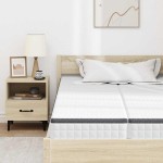 vidaXL Saltele 2 pcs Alb, Gri 60 x 200 cm Țesătură tricotată vidaXL Saltele 2 pcs Alb, Gri 60 x 200 cm Țesătură tricotată