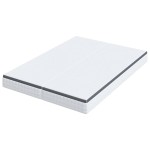 vidaXL Saltele 2 pcs Alb, Gri 70 x 190 cm Țesătură tricotată vidaXL Saltele 2 pcs Alb, Gri 70 x 190 cm Țesătură tricotată