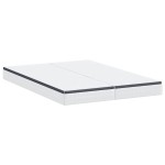 vidaXL Saltele 2 pcs Alb, Gri 70 x 190 cm Țesătură tricotată vidaXL Saltele 2 pcs Alb, Gri 70 x 190 cm Țesătură tricotată