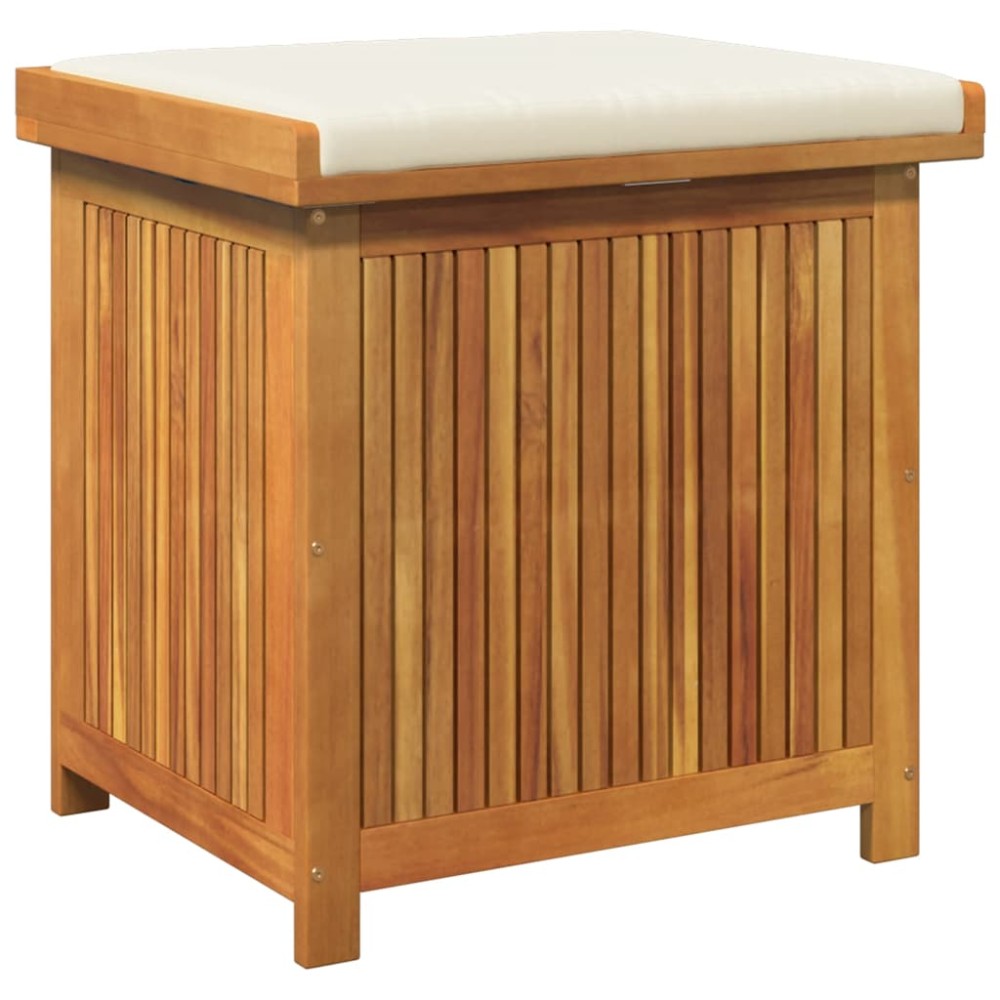 vidaXL Cutie de perne de exterior 60x50x61 cm din lemn masiv de salcâm