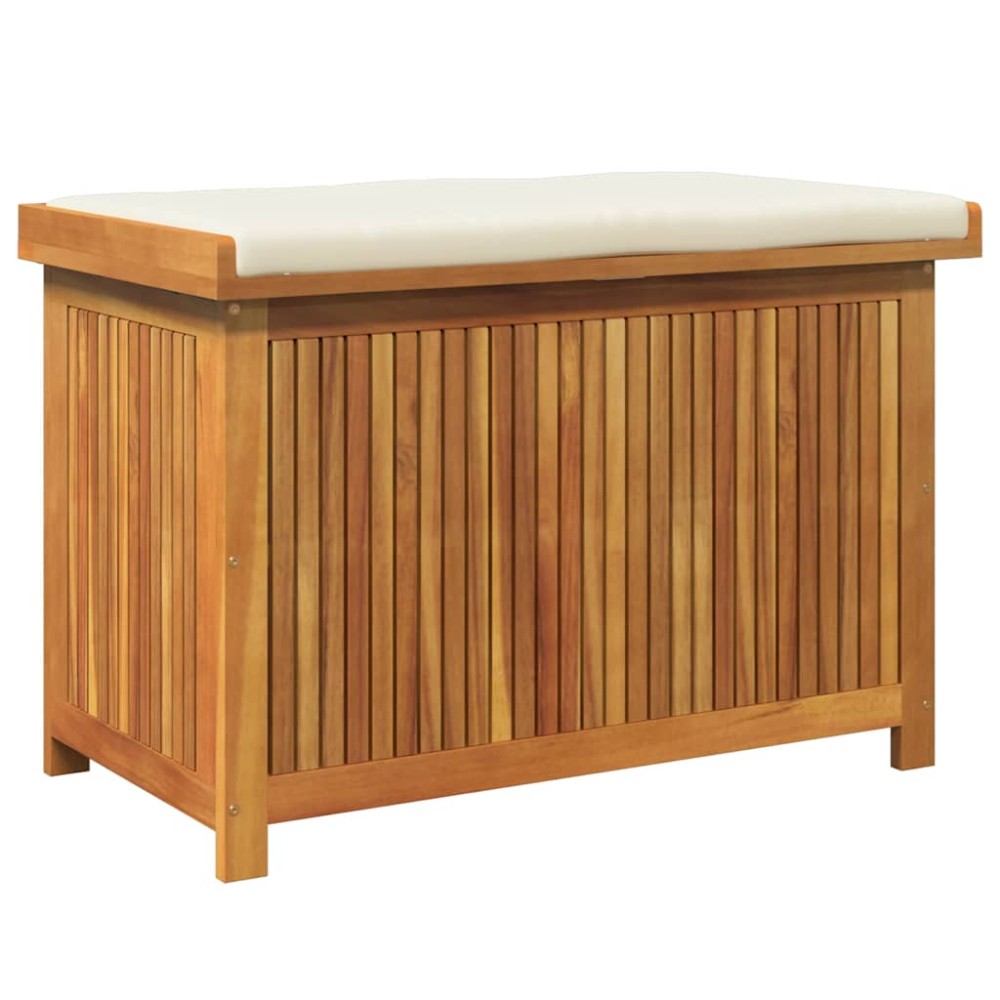 vidaXL Cutie de perne de exterior 90x50x60,5 cm lemn masiv de salcâm