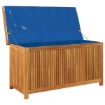 vidaXL Cutie de perne de exterior 113x50x60,5 cm lemn masiv de salcâm vidaXL Cutie de perne de exterior 113x50x60,5 cm lemn masiv de salcâm