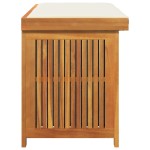vidaXL Cutie de perne de exterior 113x50x60,5 cm lemn masiv de salcâm vidaXL Cutie de perne de exterior 113x50x60,5 cm lemn masiv de salcâm