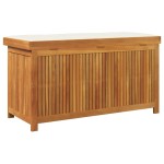 vidaXL Cutie de perne de exterior 113x50x60,5 cm lemn masiv de salcâm vidaXL Cutie de perne de exterior 113x50x60,5 cm lemn masiv de salcâm