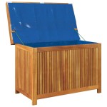 vidaXL Cutie de perne de exterior 90x50x60,5 cm lemn masiv de salcâm vidaXL Cutie de perne de exterior 90x50x60,5 cm lemn masiv de salcâm