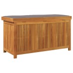 vidaXL Cutie de perne de exterior 113x50x60,5 cm lemn masiv de salcâm vidaXL Cutie de perne de exterior 113x50x60,5 cm lemn masiv de salcâm