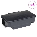 vidaXL Capcane pentru șoareci 6 buc Negru 22x12,5x7,5 cm vidaXL Capcane pentru șoareci 6 buc Negru 22x12,5x7,5 cm