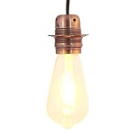 vidaXL Suporturi de lampă 2 buc Roșu Bronz E27 vidaXL Suporturi de lampă 2 buc Roșu Bronz E27