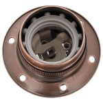 vidaXL Suporturi de lampă 2 buc Roșu Bronz E27 vidaXL Suporturi de lampă 2 buc Roșu Bronz E27