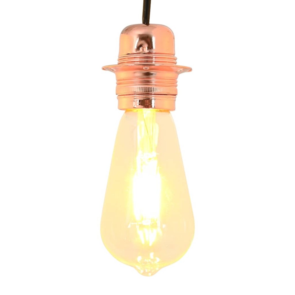 vidaXL Suporturi de lampă 2 buc Rose Gold E27
