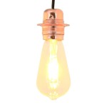 vidaXL Suporturi de lampă 2 buc Rose Gold E27 vidaXL Suporturi de lampă 2 buc Rose Gold E27