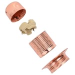 vidaXL Suporturi de lampă 2 buc Rose Gold E27 vidaXL Suporturi de lampă 2 buc Rose Gold E27