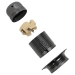 vidaXL Suporturi lămpi 2 buc Negru lucios E27 vidaXL Suporturi lămpi 2 buc Negru lucios E27