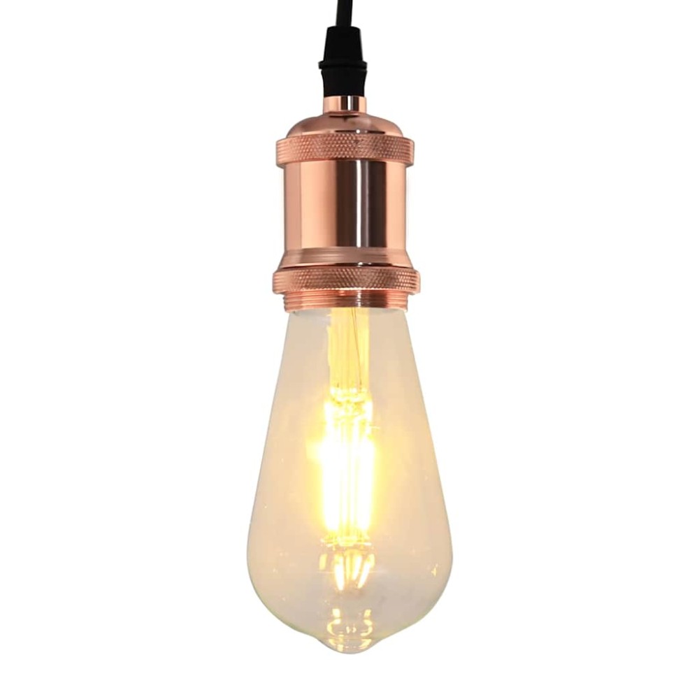 vidaXL Suporturi de lampă 2 buc Rose Gold E27
