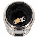 vidaXL Suporturi de lampă 2 buc Nichel satinat E27 vidaXL Suporturi de lampă 2 buc Nichel satinat E27