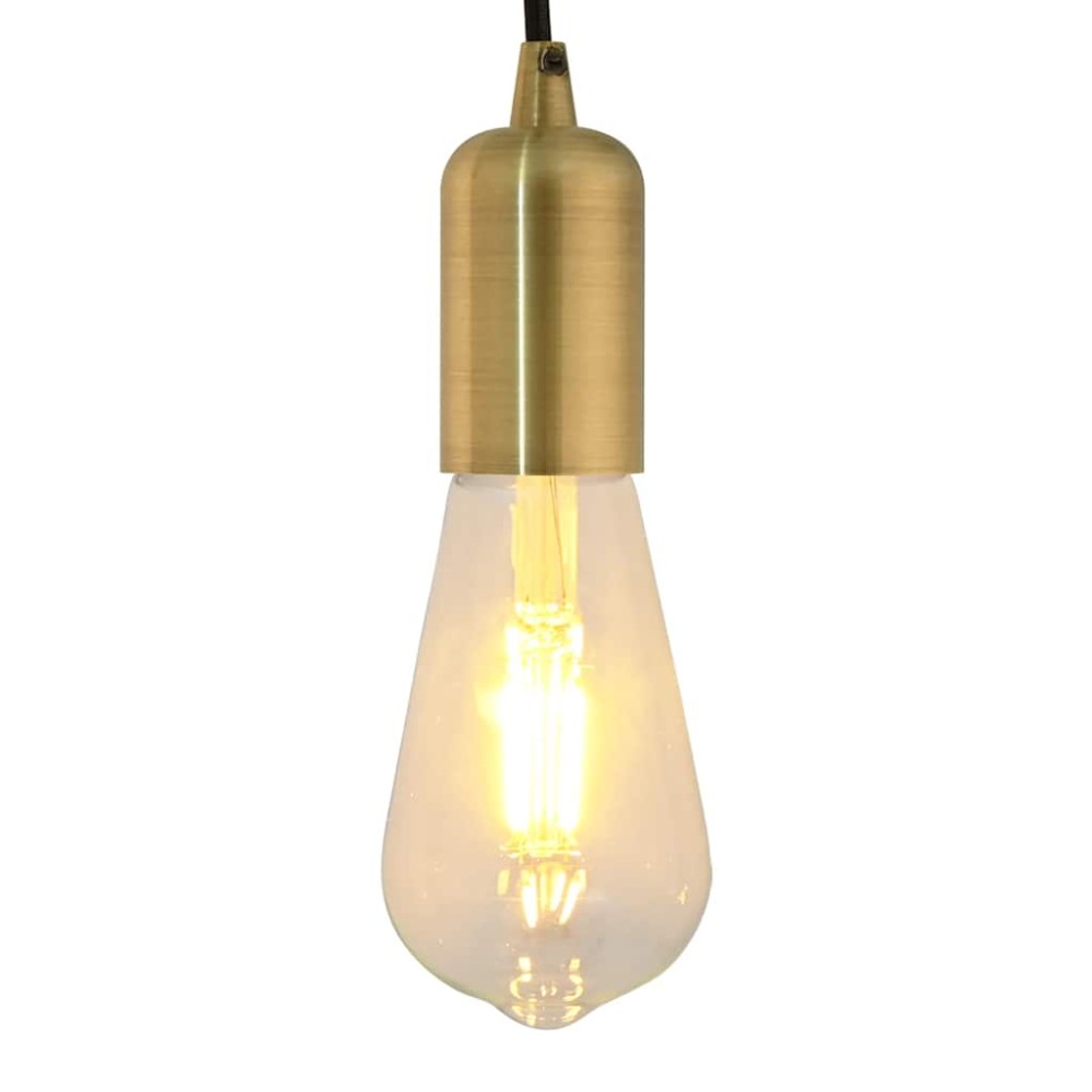 vidaXL Suporturi de lampă 2 buc Bronz E27