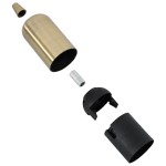 vidaXL Suporturi de lampă 2 buc Bronz E27 vidaXL Suporturi de lampă 2 buc Bronz E27