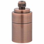 vidaXL Suporturi de lampă 2 buc Roșu Bronz E27 vidaXL Suporturi de lampă 2 buc Roșu Bronz E27