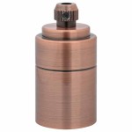 vidaXL Suporturi de lampă 2 buc Roșu Bronz E27 vidaXL Suporturi de lampă 2 buc Roșu Bronz E27