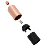 vidaXL Suporturi de lampă 2 buc Rose Gold E27 vidaXL Suporturi de lampă 2 buc Rose Gold E27