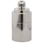 vidaXL Suporturi de lampă 2 buc Nichel satinat E27 vidaXL Suporturi de lampă 2 buc Nichel satinat E27