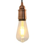 vidaXL Suporturi de lampă 2 buc Roșu Bronz E27 vidaXL Suporturi de lampă 2 buc Roșu Bronz E27