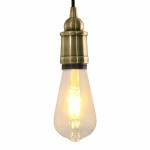 vidaXL Suporturi de lampă 2 buc Bronz E27 vidaXL Suporturi de lampă 2 buc Bronz E27