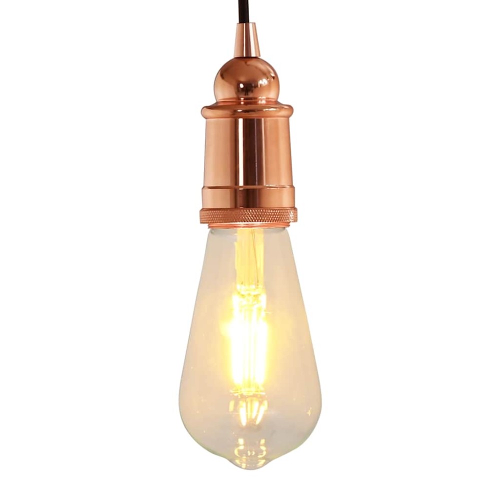 vidaXL Suporturi de lampă 2 buc Rose Gold E27