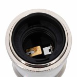 vidaXL Suporturi de lampă 2 buc Nichel satinat E27 vidaXL Suporturi de lampă 2 buc Nichel satinat E27