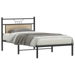 vidaXL Cadru de pat fără saltea Stejar Sonoma 107x203cm Lemn prelucrat vidaXL Cadru de pat fără saltea Stejar Sonoma 107x203cm Lemn prelucrat