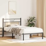 vidaXL Cadru de pat fără saltea Stejar Sonoma 107x203cm Lemn prelucrat vidaXL Cadru de pat fără saltea Stejar Sonoma 107x203cm Lemn prelucrat