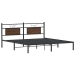 vidaXL Cadru de pat fără saltea Stejar maro 183x203 cm Lemn prelucrat vidaXL Cadru de pat fără saltea Stejar maro 183x203 cm Lemn prelucrat