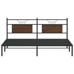 vidaXL Cadru de pat fără saltea Stejar maro 183x203 cm Lemn prelucrat vidaXL Cadru de pat fără saltea Stejar maro 183x203 cm Lemn prelucrat