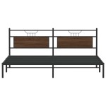 vidaXL Cadru de pat fără saltea Stejar maro 200x200 cm Lemn prelucrat vidaXL Cadru de pat fără saltea Stejar maro 200x200 cm Lemn prelucrat