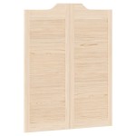 vidaXL Uși batante cu jaluzele, 1 pereche, 100x80cm, lemn masiv de pin