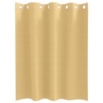 vidaXL Perdele Opaque cu Inel 2 pcs Bej 140 x 140 cm Poliester