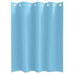 vidaXL Perdele cu perdele 2 pcs Albastru deschis Poliester vidaXL Perdele cu perdele 2 pcs Albastru deschis Poliester