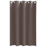 vidaXL Perdele cu perdele 2 pcs Maro închis 175 x 140 cm Poliester vidaXL Perdele cu perdele 2 pcs Maro închis 175 x 140 cm Poliester