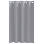 vidaXL Perdele cu perdele 2 pcs Gri deschis 175 x 140 cm Poliester