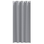 vidaXL Perdele cu perdele 2 pcs Gri deschis 225 x 140 cm Poliester
