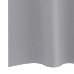 vidaXL Perdele cu perdele 2 pcs Gri deschis 225 x 140 cm Poliester