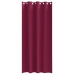 vidaXL Perdele cu perdele 2 pcs Roșu Vin 245 x 140 cm Poliester vidaXL Perdele cu perdele 2 pcs Roșu Vin 245 x 140 cm Poliester