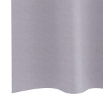 vidaXL Perdele cu perdele 2 pcs Gri metalic 245 x 140 cm Poliester