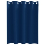 vidaXL Perdele Opaque cu Inel 2 pcs Albastru închis 140 x 140 cm