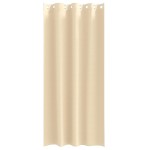 vidaXL Perdele cu perdele 2 pcs Crem 245 x 140 cm Poliester