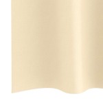vidaXL Perdele cu perdele 2 pcs Crem 245 x 140 cm Poliester