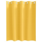 vidaXL Perdele cu perdele 2 pcs galben muștar 140 x 140 cm Poliester