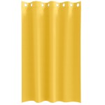 vidaXL Perdele cu perdele 2 pcs galben muștar 175 x 140 cm Poliester