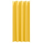 vidaXL Perdele cu perdele 2 pcs galben muștar 245 x 140 cm Poliester