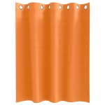 vidaXL Perdele 2 pcs Portocaliu intens 140 x 140 cm Poliester